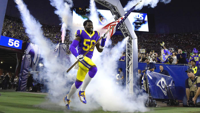 Fowler has nine tackles for loss, 6.5 sacks and one amazing entrance.